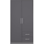 Schrank Simon 100 2D2SZ Anthrazit