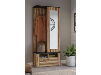 Garderobe Lola 84 Satin Nussbaum / Touchwood