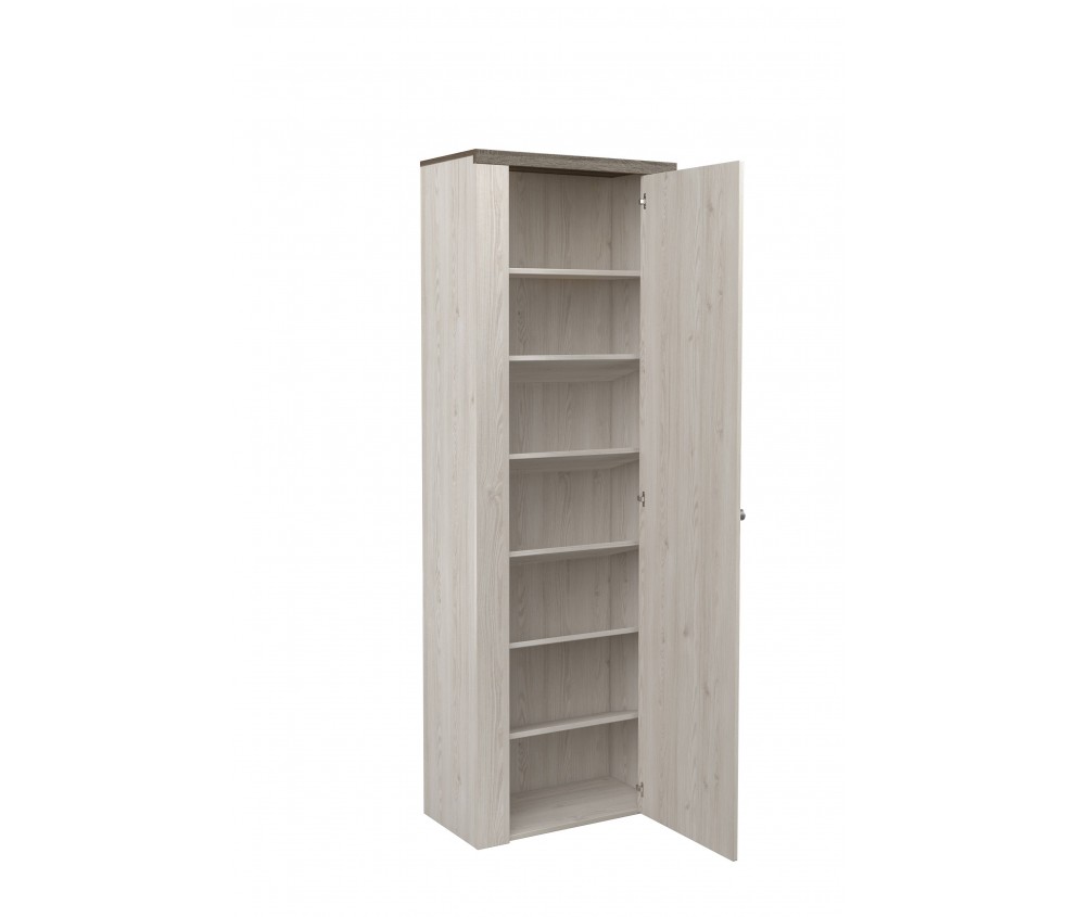 Schrank Lola 65 Sibiu Larche/Sonoma Truffel mit Spiegel