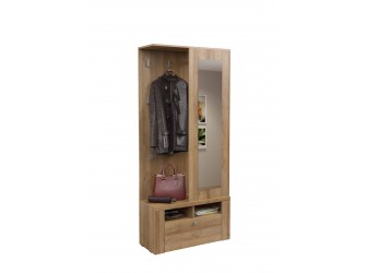 Garderobe Lola 84 Eiche Riviera Hell