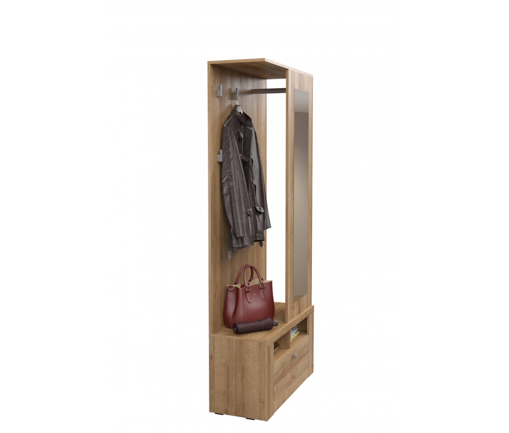 Garderobe Lola 84 Eiche Riviera Hell