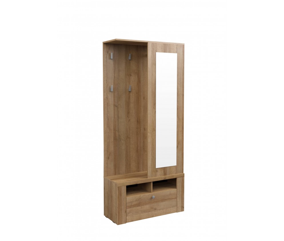 Garderobe Lola 84 Eiche Riviera Hell