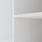 Schwenktürschrank Nello Lamellen mit Spiegel 150