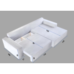 Ecksofa Sell mit Schlaffunktion
