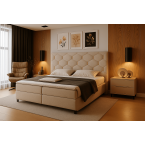 Kontinentales Bett Terra 17 Gold – Auswahl an Stoffen