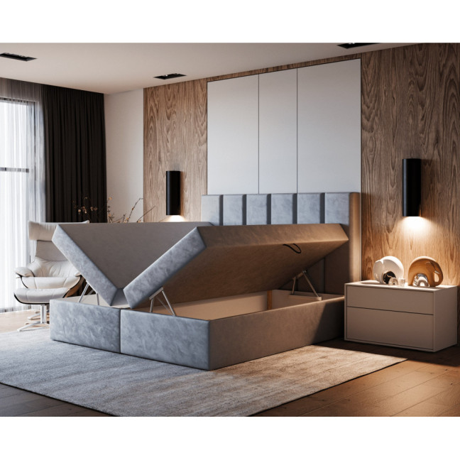 Kontinentales Bett Terra 17 Gold – Auswahl an Stoffen