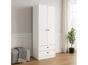 Kleiderschrank Ariva 80 Weiß