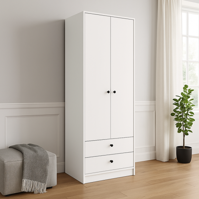 Kleiderschrank Ariva 80 Weiß