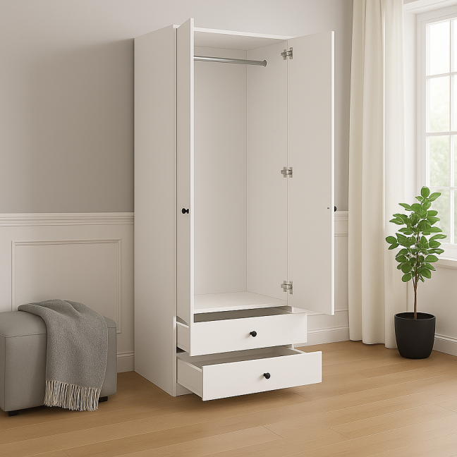 Kleiderschrank Ariva 80 Schwarz