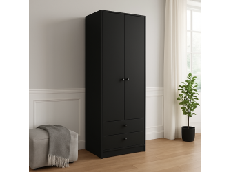 Kleiderschrank Ariva 80 Schwarz