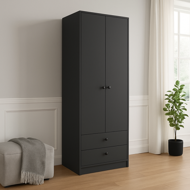 Kleiderschrank Ariva 80 Graphit