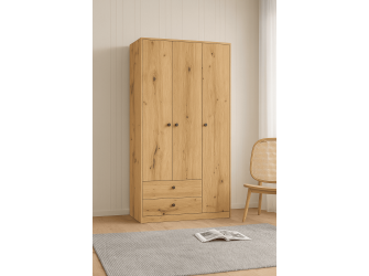 Kleiderschrank Ariva 110 Eiche Artisan