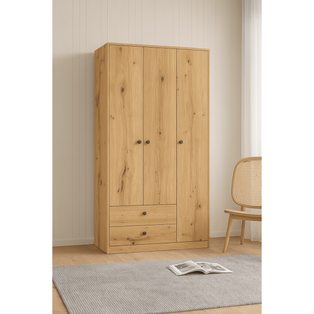 Kleiderschrank Ariva 110 Eiche Artisan