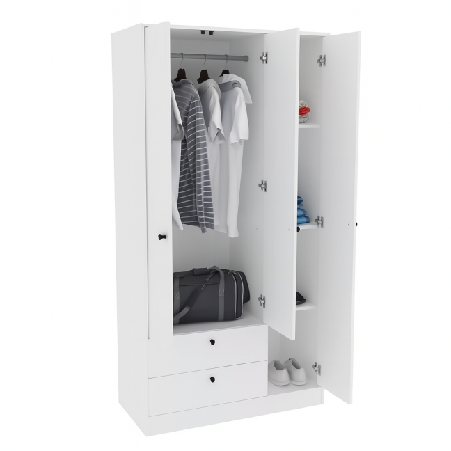 Kleiderschrank Ariva 110 Weiß