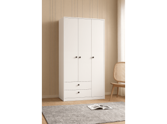 Kleiderschrank Ariva 110 Weiß