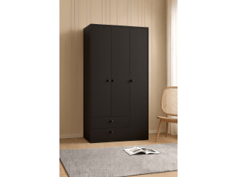 Kleiderschrank Ariva 110 Schwarz