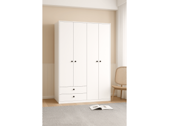 Kleiderschrank Ariva 140 Weiß