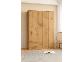 Kleiderschrank Ariva 140 Eiche Artisan