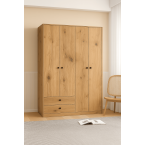 Kleiderschrank Ariva 140 Eiche Artisan