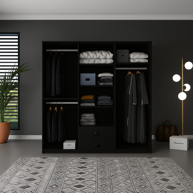Kleiderschrank Ariva 200 Weiß