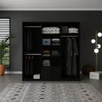 Kleiderschrank Ariva 200 Weiß
