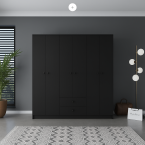 Kleiderschrank Ariva 200 Schwarz