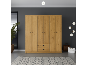 Kleiderschrank Ariva 200 Eiche Artisan