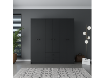 Kleiderschrank Ariva 200 Graphit