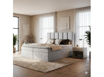 Kontinentales Bett Terra 1 – Auswahl an Stoffen