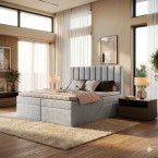 Kontinentales Bett Terra 3 – Auswahl an Stoffen