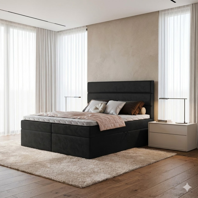 Kontinentales Bett Terra 4 – Auswahl an Stoffen