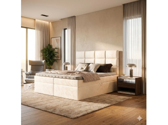 Kontinentales Bett Terra 6 – Auswahl an Stoffen