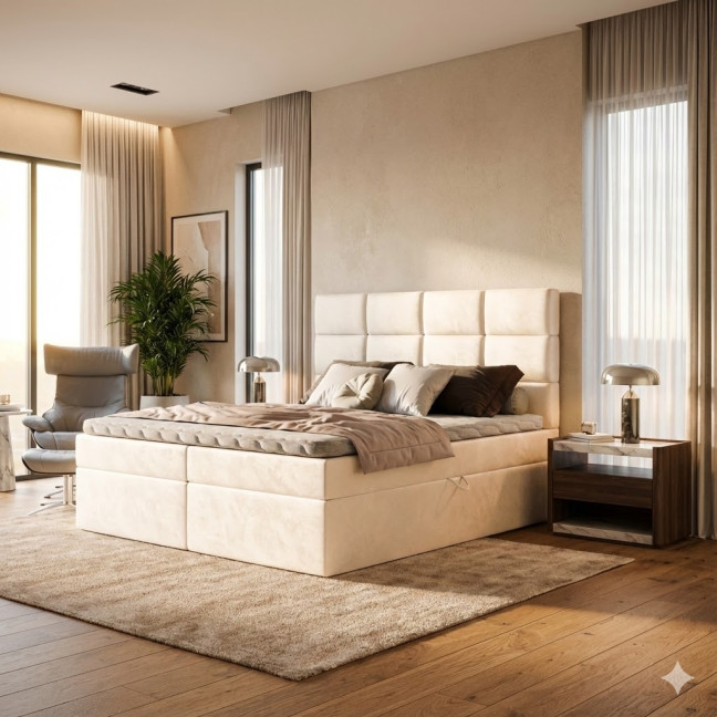 Kontinentales Bett Terra 6 – Auswahl an Stoffen