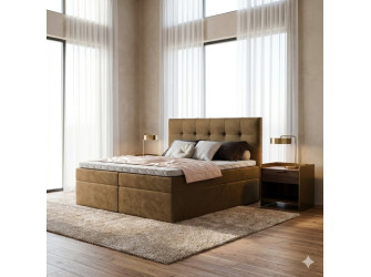 Kontinentales Bett Terra 8 – Auswahl an Stoffen