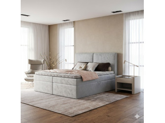 Kontinentales Bett Terra 9 – Auswahl an Stoffen