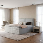 Kontinentales Bett Terra 9 – Auswahl an Stoffen