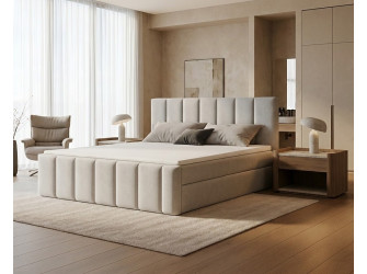 Kontinentales Bett Terra 12 – Auswahl an Stoffen