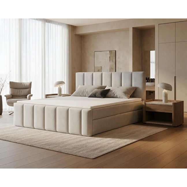 Kontinentales Bett Terra 12 – Auswahl an Stoffen