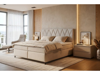 Kontinentales Bett Terra 14 – Auswahl an Stoffen