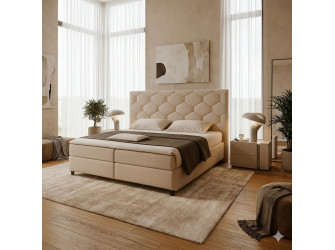 Kontinentales Bett Terra 17 Gold – Auswahl an Stoffen