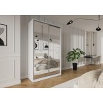 NETHERLANDS Schwebetürenschrank Trend 2 150 Weiß/Schwarz/Kastanie/Artisan Eiche/Graphit