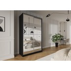 NETHERLANDS Schwebetürenschrank Trend 2 150 Weiß/Schwarz/Kastanie/Artisan Eiche/Graphit